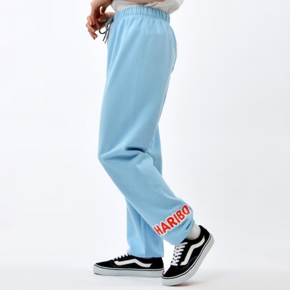 New Vans x Haribo Gummy Bear Baby Blue Sweatpants Sweats Women's XS, S, M, L, XL - Picture 3 of 11